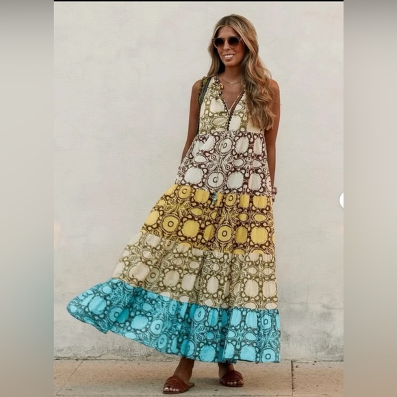 Zara Dresses & Skirts - Zara Crocheted Tiered Maxi Sundress